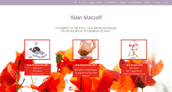 Desktop Screenshot of alain-marzolf.fr