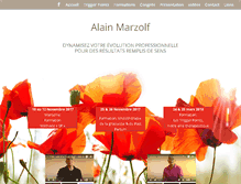 Tablet Screenshot of alain-marzolf.fr